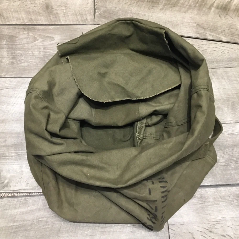 Vintage 40s Clothing Barrack Bag 1940s Laundry Bag USA US Military Post WWII Era